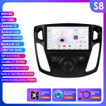 Ossuret 8G RAM 128G ROM AI H&auml;&auml;ljuhtimisega 2-DIN Android Auto Raadio Ford Focus 3 2012-2017 MK3 jaoks Carplay Automeedia GPS Navigatsioon 2DIN Intelligentne Autoradio S8 8Core 8G 128G AI
