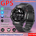 2025 Uus ChatGPT AI assistent Nutikell 5ATM Veekindel GPS Sisseehitatud Kaheribaline GNSS Kompass S&otilde;jaline Spordi Nutikell Mehed Naised Camouflage