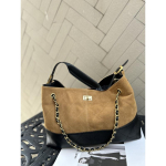 Suede pruun kott kottkott naiste suur mahutavus uus ketiga kott retro kaenlakott 35*12*24cm beige