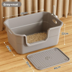 Kassiliivakast Eriti suur Poolsuletud Kassiliivakast Eriti suur Pritsmekindel Hiiglaslik Maine Cooni Tualett Lemmikloomatarbed send oversized cat litter shovel