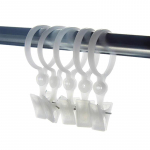 10 tk plastikust kardinapandla klamber Valge kardinalipsu pandlad kodutarbed