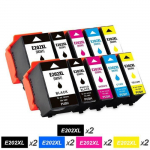 10x Cartouches d'encre compatible pour Epson Expression premium xp-6000-6005 - 2Noir-2Photo noir-2Cyan-2Magenta-2Jaune