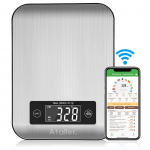 Ataller Nutikas K&ouml;&ouml;gikaal Elektrooniline Bluetoothi rakendusega Digitaalne Kaal Toitumisanal&uuml;&uuml;siga 5 kg Roostevaba Teras 5Kg
