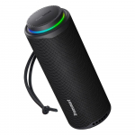 Tronsmart T8 Bluetooth-k&otilde;lar 40W, 360&deg; heli, IPX7 veekindel, 18-tunnine t&ouml;&ouml;aeg, rakenduse juhtimine EQ ja valgustuse jaoks, TWS-paaritus, v&auml;listingimustes kaasaskantav must