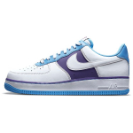 NBA x Nike Air Force 1 07 LV8 75. aastap&auml;ev - Lakers Meeste Tossud White Coast Field-Lilla DC8874-101 42