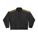 Adidas X Ivy Park &uuml;hiselt kaubam&auml;rgistatud kolme triibuga p&uuml;stkraega jakk Unisex jakk Must GR1435 XXXS