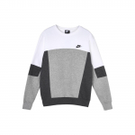 Nike Sportswear Paneelidega Fliisist &Uuml;mmarguse Kaelusega Huppar Meeste Topid Valge CZ9967-100 L
