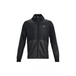 Under Armour Legacy tuulejope logotr&uuml;ki ja v&auml;rviplokkidega lukuga kapuutsiga jope Meeste jakid Must 1373821-001 L