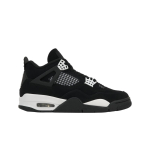 Air Jordan 4 Retro White Thunder Unisex Tossud Must FQ8138-001 46 black
