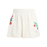 Adidas Originals Tikitud Lilleline Muster Elastsed Spordikaduaalsed L&uuml;hikesed P&uuml;ksid Naiste l&uuml;hikesed p&uuml;ksid Pilvevalge IS3869 L