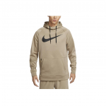 Nike Swoosh Therma-FIT Fliisist Pullover Treeninguga Kapuutsiga Meeste kapuutsid Khaki Must CU6240-247 S