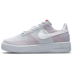 Nike Air Force 1 Crater Flyknit Wolf Grey Meeste Tossud Pure-Platinum Gym-Red White DC4831-002 42 white