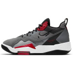 Jordan Zoom 92 Kangas S&uuml;nteetiline nahk Spordi &Uuml;mar nina Polsterdus Libisemisvastane Kulumiskindel Madalad Vabaajajalatsid Unisex toss Hall Punane CK9183-006 41
