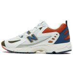New Balance Nb 828 Retro Kangas S&uuml;nteetiline Nahk Madala S&auml;&auml;rega Jooksukingad Unisex toss Valge Sinine Oranž ML828NB 38