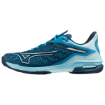 Mizuno Wave Exceed Tour 6 L&ouml;&ouml;gisummutav Libisemisvastane Vastupidav Higiimav Madal Tennisjalatsid Meeste Tossud Sinine 61GA2470-27 37