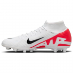 Nike Mercurial Superfly 9 Hg/Ag Spordimugavus Ag Hg Kunstmurust Jalgpallikingad Mehed Jalgpallikingad Valge DJ5626-600 44
