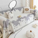 Nordic Style universaalne diivanitekk libisemisvastane katteriie T&auml;ielikult kaetud t&uuml;kid Katte diivanipadi liiv Four Seasons universaalne masinpestav 180*130cm