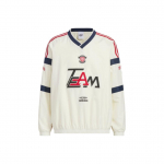 Adidas Originals FW25 Meeste Team Woven Pullover Lahtine V-kaelusega Spordihoodie Sweatshirt KC0112 L