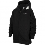 Nike fliisvoodriga lukuga kapuutsiga jope Unisex Jakid Must HQ4886010 S