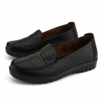 Suvised naiste vabaajajalatsid Nahast Disainer Naiste tossud Naiste p&auml;tsid Kingad Kerged ema mokassiinid Zapatos Mujer 36 must