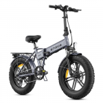 V&eacute;lo &eacute;lectrique pliable - ENGWE EP-2 Boost - 20 pouces - Batterie 48 V 13 Ah - Autonomie 120 km - Avec Amortisseur avant - Gris hall