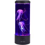 LED m&eacute;duse lampe &agrave; lave multicolore veilleuse USB charge ronde bureau, d&eacute;coration maison jouets hommes femmes
