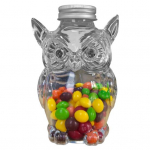 Loomakujuline klaasist kommipurk &otilde;hukindel lemmikloomamaiuste konteiner k&ouml;&ouml;gis hoiustamiseks l&auml;bipaistev purk k&uuml;psiste, kohvi, suupistete jaoks D