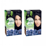 Henna juuksev&auml;rv - Sinimust 2 pakki - Vatika Naturals - Sinimust 1.1 juuksev&auml;rv Pack of 2