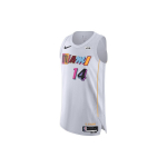 Nike Miami Heat Tyler Herro #14 City Edition Korvpallis&auml;rk Meeste Topid Valge DQ0200-101 XL