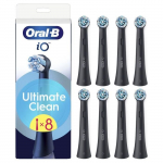 Brossette ORAL-B - iO refills Ultimate Clean - Pack de 8 - Noir must