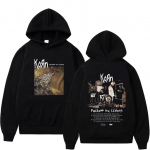 Rock Band Korn Follow The Leader Graafiline Huppar Meestele Naistele Gooti Treening&uuml;likond Mehelik &Uuml;le suuruse Hupparid Haruldane Nu Metal Muusika Pullover S