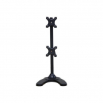 Support de bureau pour 2 &eacute;crans plats NEWSTAR FPMA-D700DDV - Inclinable, pivotant et rotatif - Noir