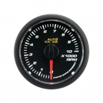 348RPM52C Autogeen, Jaapani mootor, 2,0 tolli (52 mm), Tahhomeeter, L&auml;bipaistev l&auml;&auml;ts, Valge LED, 348 seeria