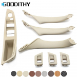 LHD musta k&auml;etoe akna t&otilde;ste l&uuml;litipaneel siseukse t&otilde;mbamisk&auml;epideme katte komplekt BMW 5. seeria F10 F11 F18 520 523 525 528 jaoks Beige 4pcs