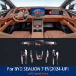 Auto Central Control TPU Navigation Anti Scratch interior Protection Film Navigation For BYD SEALION 7 EV 2024 Accessories Left rudder driving