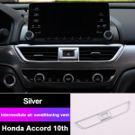 Honda Accord X 10. 2018 2022 keskkonsooli jaoks, kliimaseade, vahelduvvoolu l&uuml;liti nupu paneeli katte trimm ABS s&uuml;sinikkiust h&otilde;be