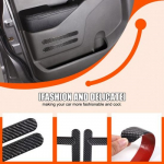 Carbon Fiber Interior Door Panel Groove trim Sticker For Nissan Frontier 2009-17