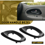 Fit Front ide Door Trailblazer Set Trim Handle Bezel Textured