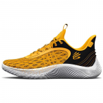 Under Armour Curry Flow 9 Tb Steeltown Gold White Tennised 3025631-700 42