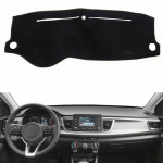 For Kia STONIC 2017 2018  - 2024 Dashmat Dashboard Cover Mat Pad SunShade trument Carpet Rug Car Accessories Black(Red Edge)
