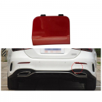 For Mercedes Benz A-Class Front bumper Trailer Cover W177 Front Bumper Towing Hook Hole Cover Plate 1778850702 - punane