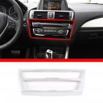 BMW 1. ja 2. seeria F20 F21 F22 F23 2012-2018 jaoks ABS Auto konsoli CD-paneeli raam AC &otilde;huavade katte viimistlus Dekoratiivsed auto tarvikud h&otilde;be