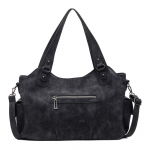 Vintage suur mahtuvusega kott Naiste t&ouml;&ouml;le k&auml;imiseks &otilde;lakott crossbody kott must