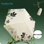 Paradise UPF50+ Kompaktne UV-kaitsega reisivihmavari vesi sinine v&auml;rv