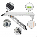 air Conditioner Bracket, Accessories, Folding Hinge Mounting Heavy Duty Outdoor Window Single Row