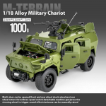 1:18 DongFeng Warrior Militaarne Soomustatud Seeria Maastiku-ORV Sulamist Metallist Valatud Mudelauto Heli & Valgusega Kogumisobjekt S&uuml;nnip&auml;evakingitus
