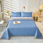 Paksenenud tepitud pestud puuvillane voodikate ja kolmeosaline komplekt k&otilde;ikideks hooaegadeks - Hingav &uuml;hiselamu voodikate kaitsja 48*74 Pillowcases/Pair