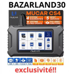 BAZARLAND30.Mucar CS4 Valise Diagnostic Auto OBD2 Scanner EPB SAS TPMS TBA ETS FR must