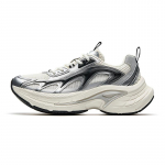 Anta Fuyao LT Slip Resistant, Abrasion Resistant, Height Increasing Low top Casual Shoes Men's White Silver Black 112528857-1 39
