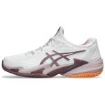 ASICS Court Ff 3 Clay White Watershed Rose Women's 1042A221-104 40.5